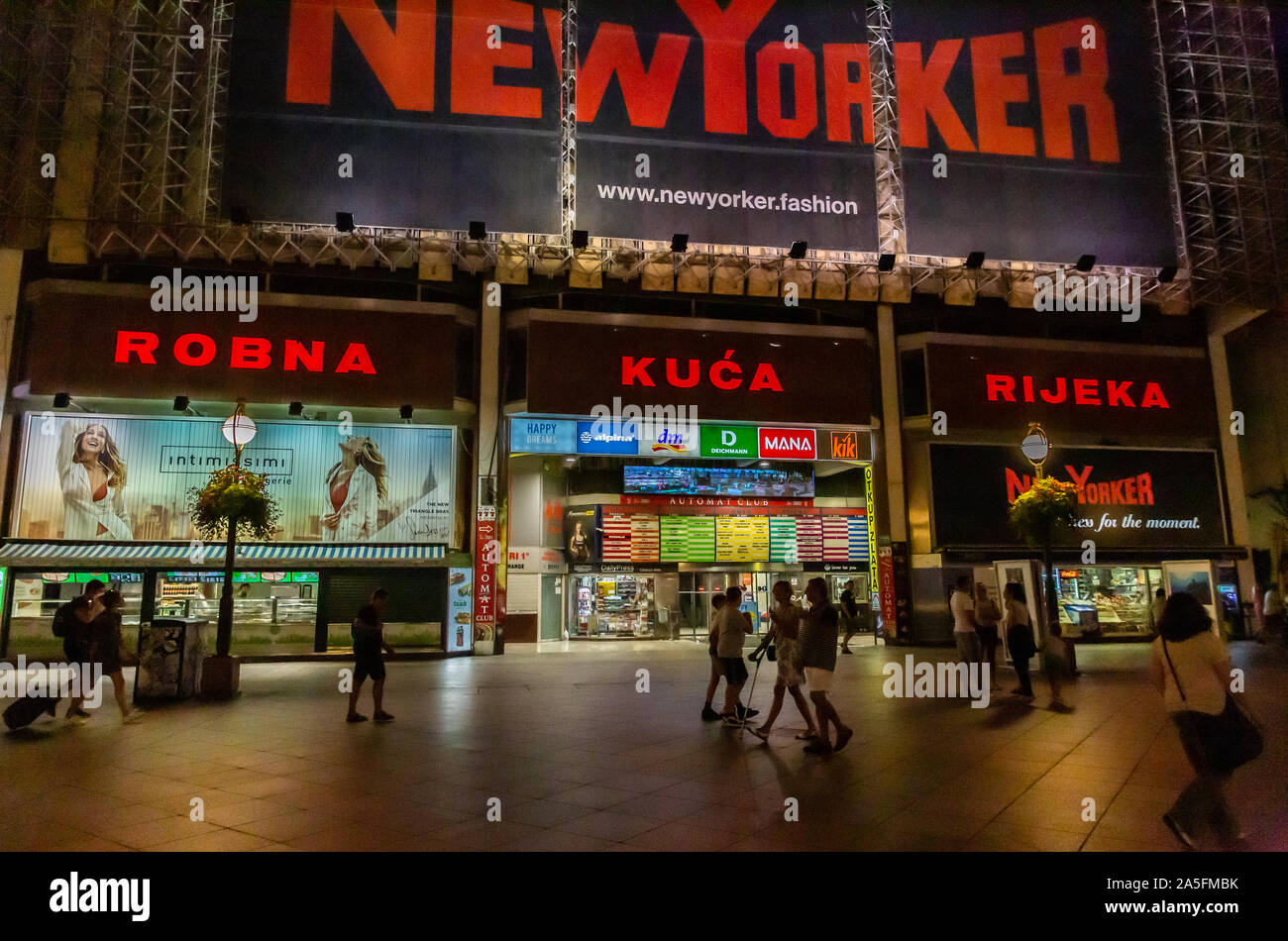 The New Yorker Fashion store on Rijeka's Korzo (pedestrian shopping zone  Stock Photo - Alamy