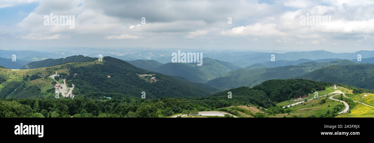 Shipka Pass - a scenic mountain pass through the Balkan Mountains in ...