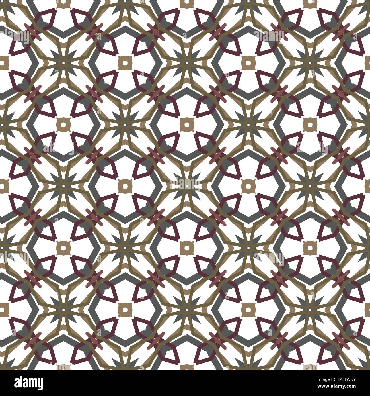 Geometric ornamental vector pattern. Seamless design texture Stock ...