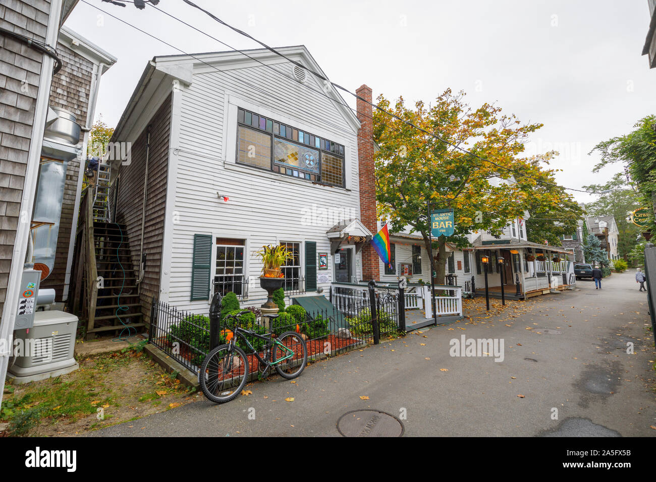 Historic Atlantic House Bar (1798), a traditional cedar shingle clad