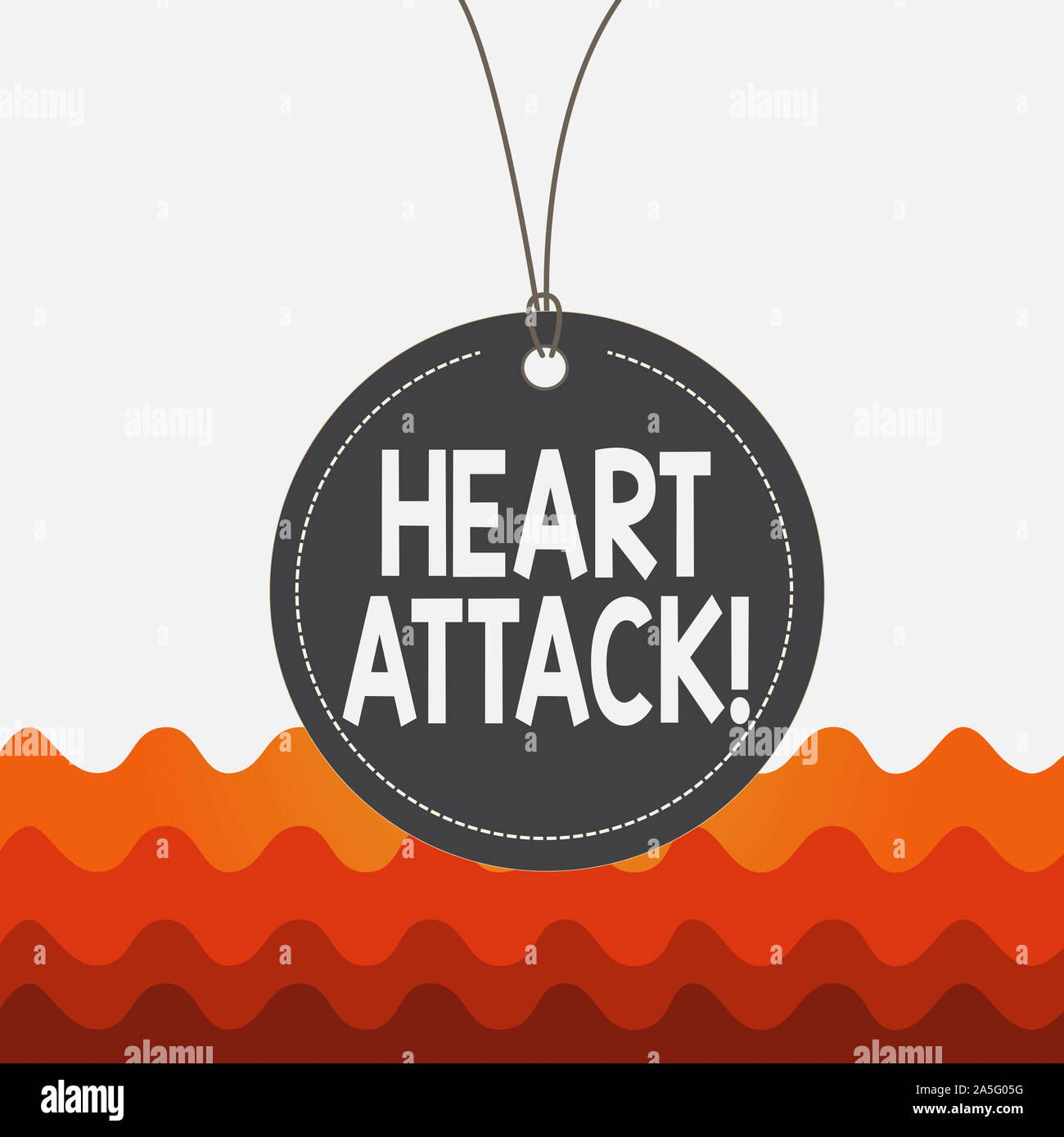 Conceptual hand writing showing Heart Attack. Concept meaning sudden