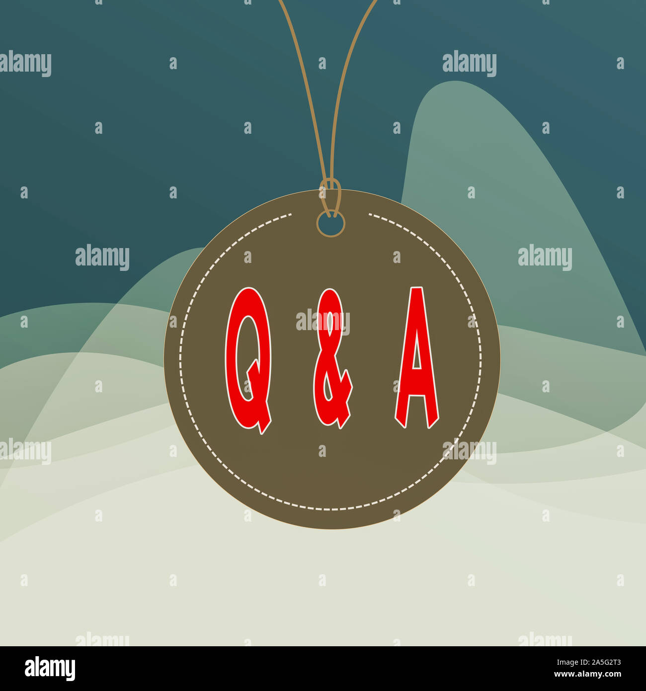 Writing note showing Q And A. Business concept for defined as questions ...