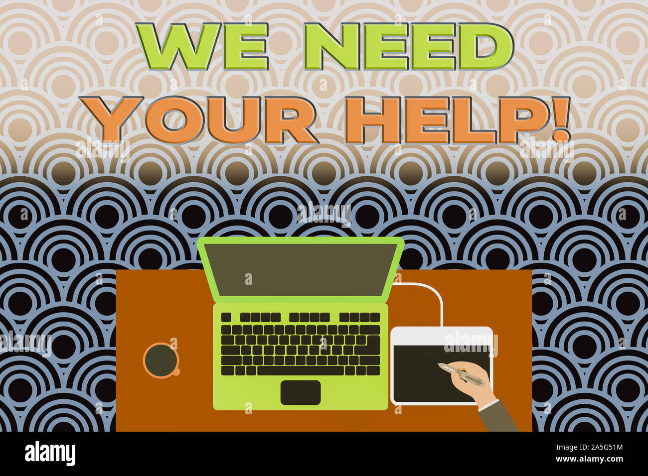 Conceptual Hand Writing Showing We Need Your Help Concept Meaning