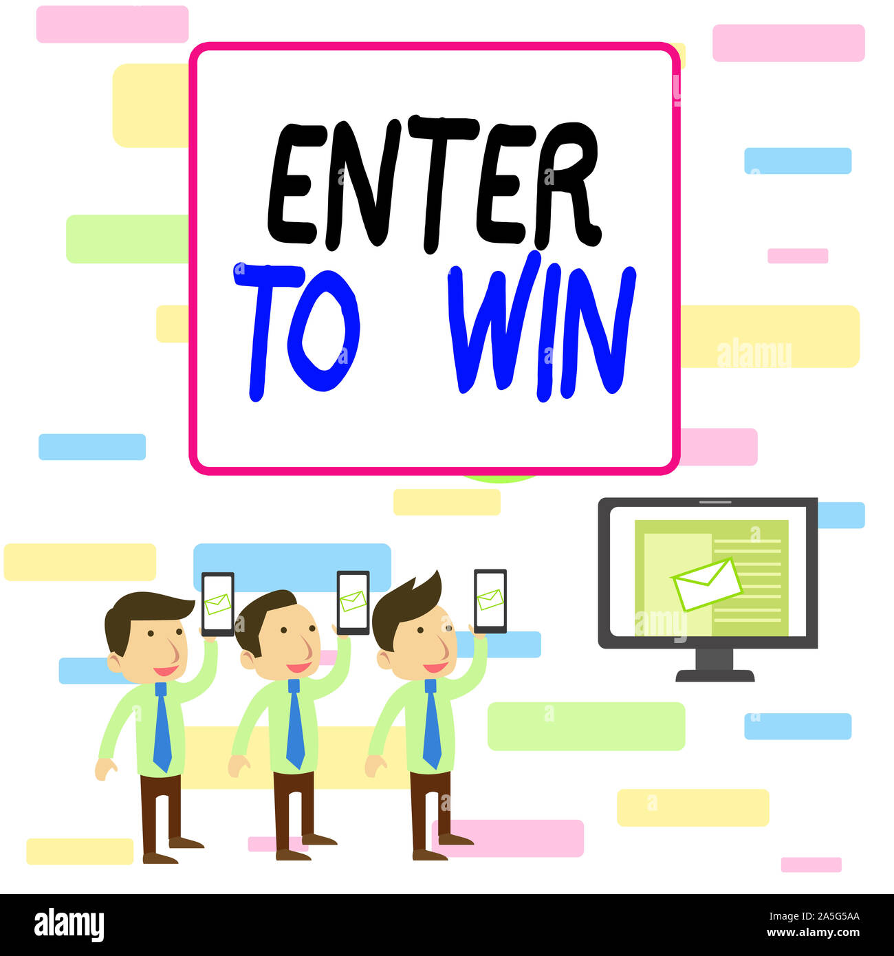 Email winner Cut Out Stock Images Pictures Alamy