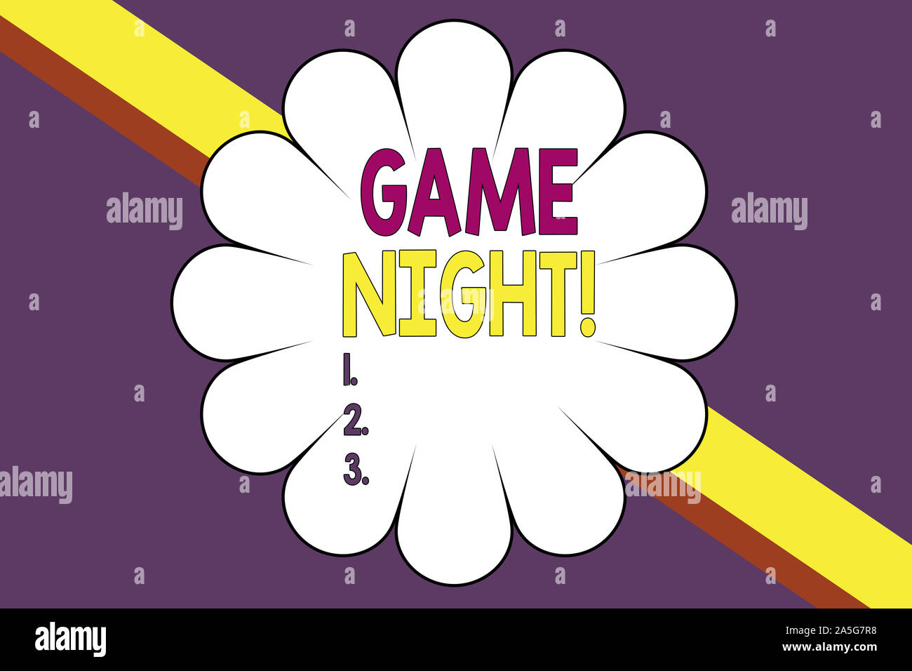 Writing Note Showing Game Night. Business Concept For Usually Its
