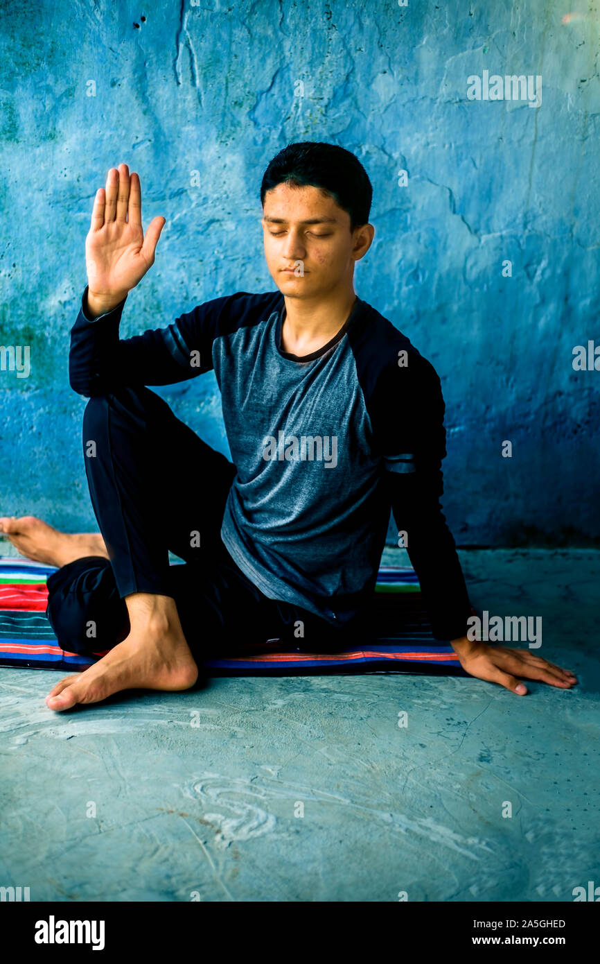 21 June International Yoga Day Ardha Mastyendrasana ( Half Spinal Twist Pose  ) - YouTube