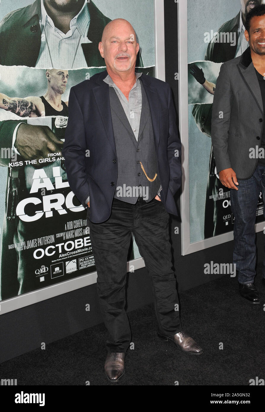 LOS ANGELES, CA. October 15, 2012: Director Rob Cohen at the Los Angeles premiere of his movie 'Alex Cross' at the Cinerama Dome, Hollywood. © 2012 Paul Smith / Featureflash Stock Photo