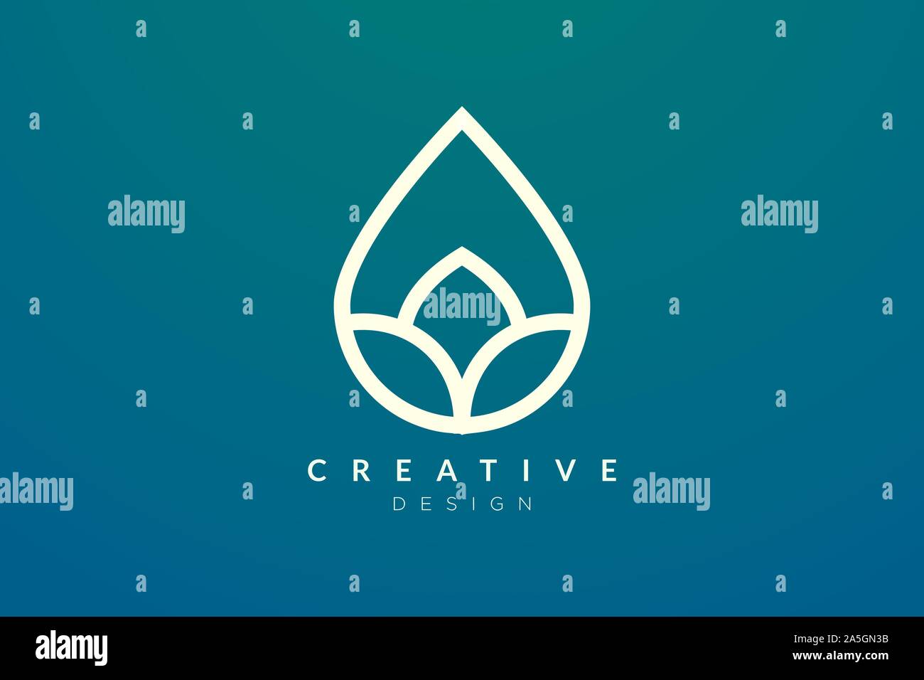 Minimalist Abstract Shaped Water Drop Logo Design Simple And Modern Vector Design For Business Brand And Product Stock Vector Image Art Alamy