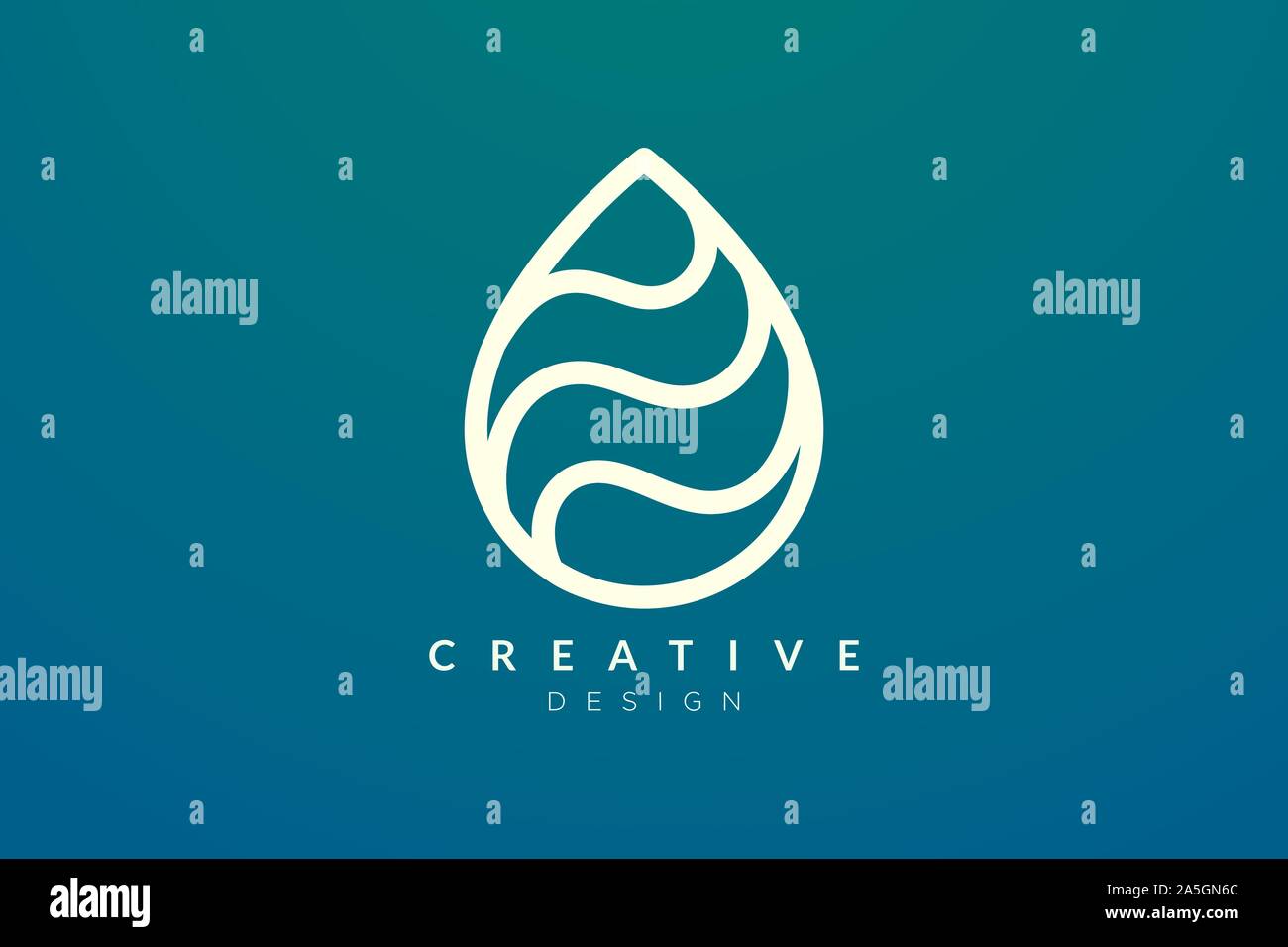 Minimalist Abstract Shaped Water Drop Logo Design Simple And Modern Vector Design For Business Brand And Product Stock Vector Image Art Alamy