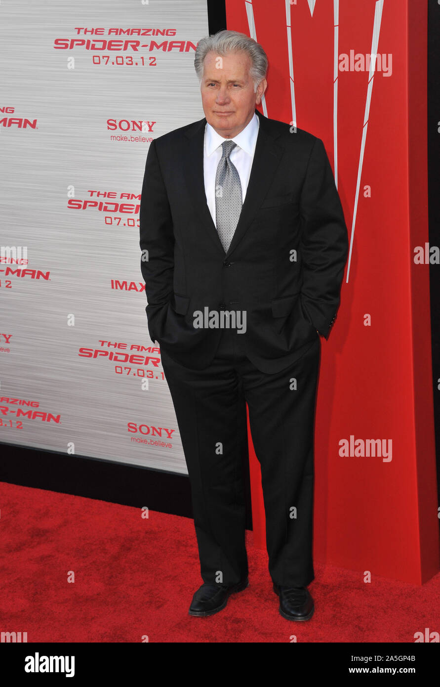 LOS ANGELES, CA. June 28, 2012: Martin Sheen at the world premiere of his movie 'The Amazing Spider-Man' at Regency Village Theatre, Westwood. © 2012 Paul Smith / Featureflash Stock Photo