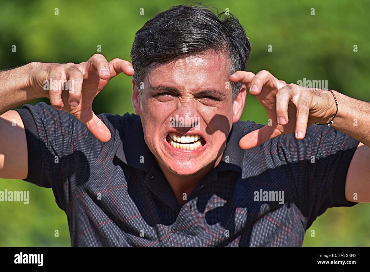 An Adult Male And Anger Stock Photo - Alamy
