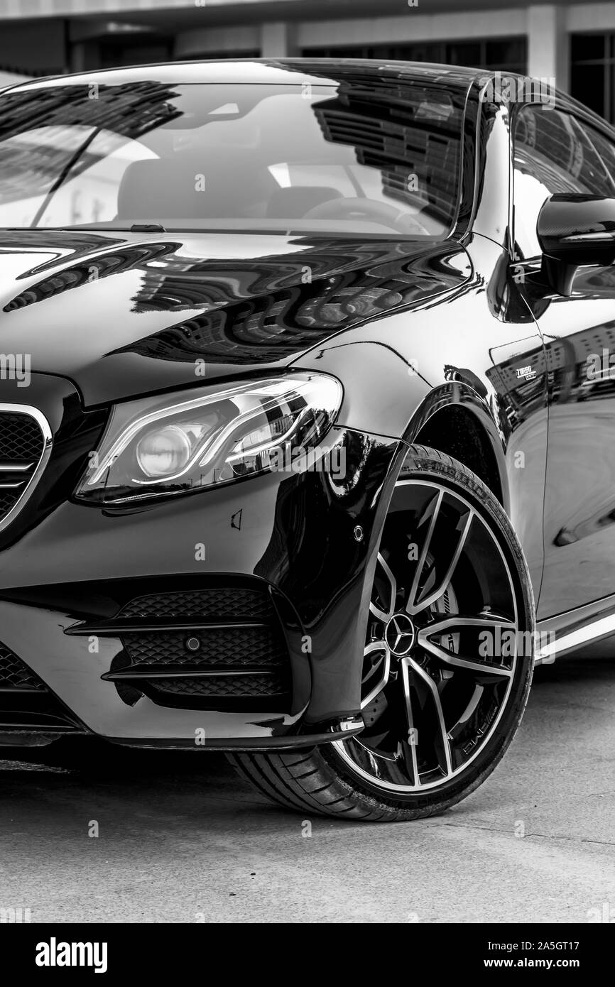 Mercedes Benz E53 AMG W213 at the parking Stock Photo