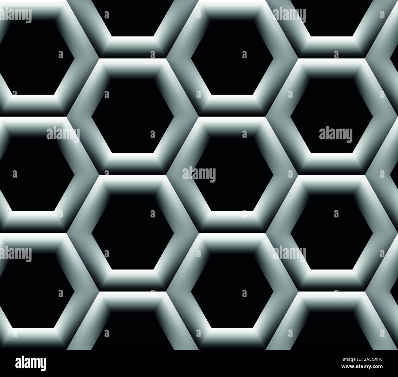 Industrial style honeycomb pattern seamless metallic hi-res stock ...