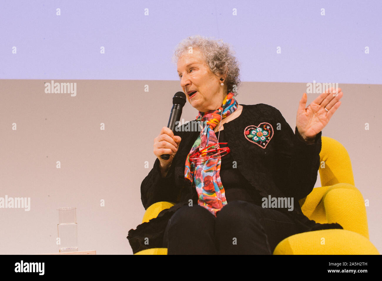 Margaret Atwood is at Frankfurt Book Fair 2019 Stock Photo