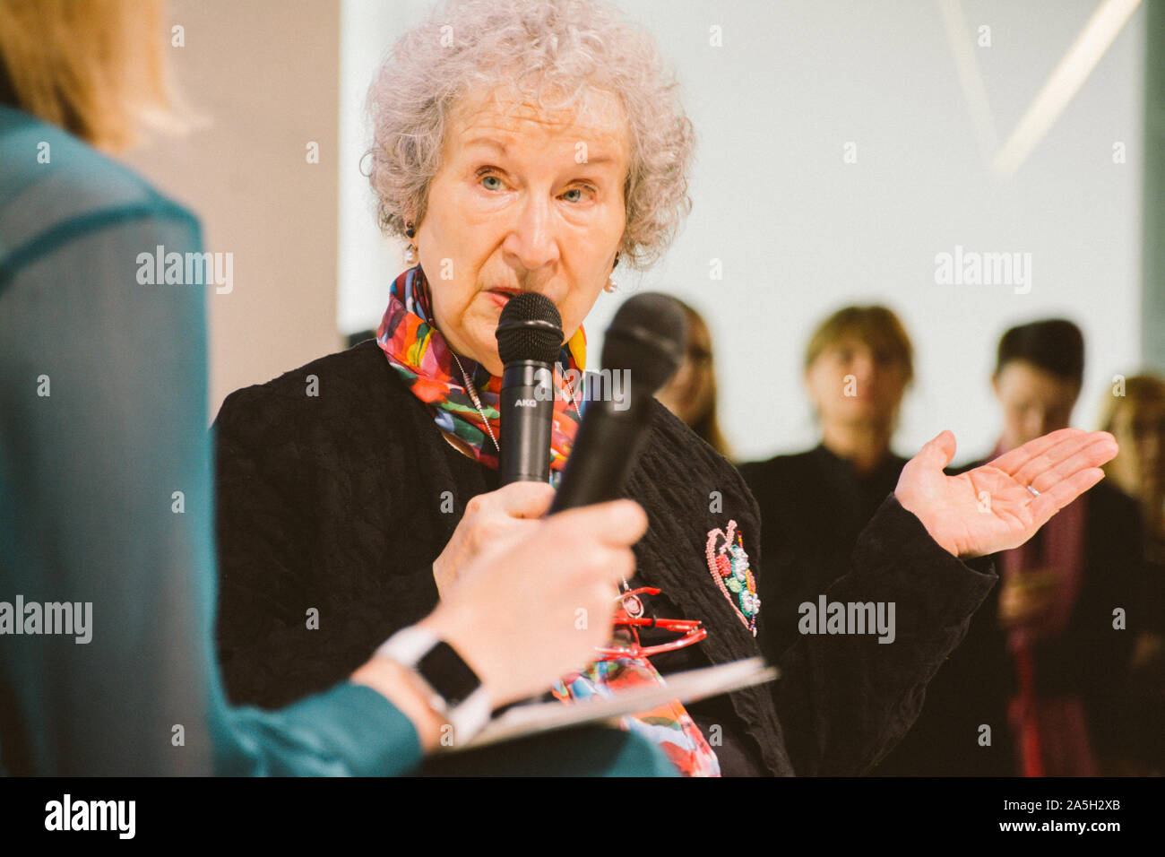 Margaret Atwood is at Frankfurt Book Fair 2019 Stock Photo