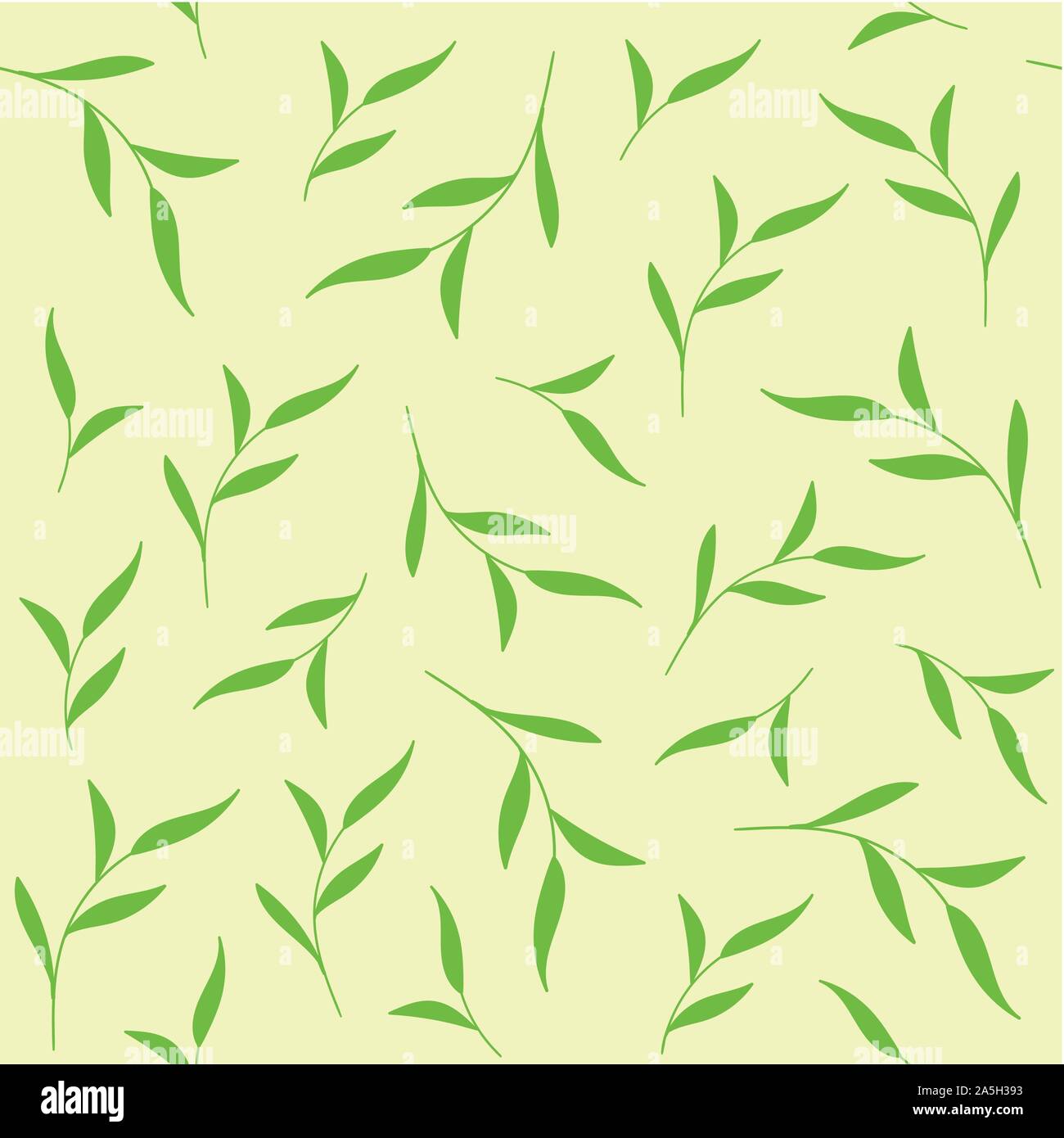 Green leaves seamless pattern for tea package Stock Vector Image & Art ...