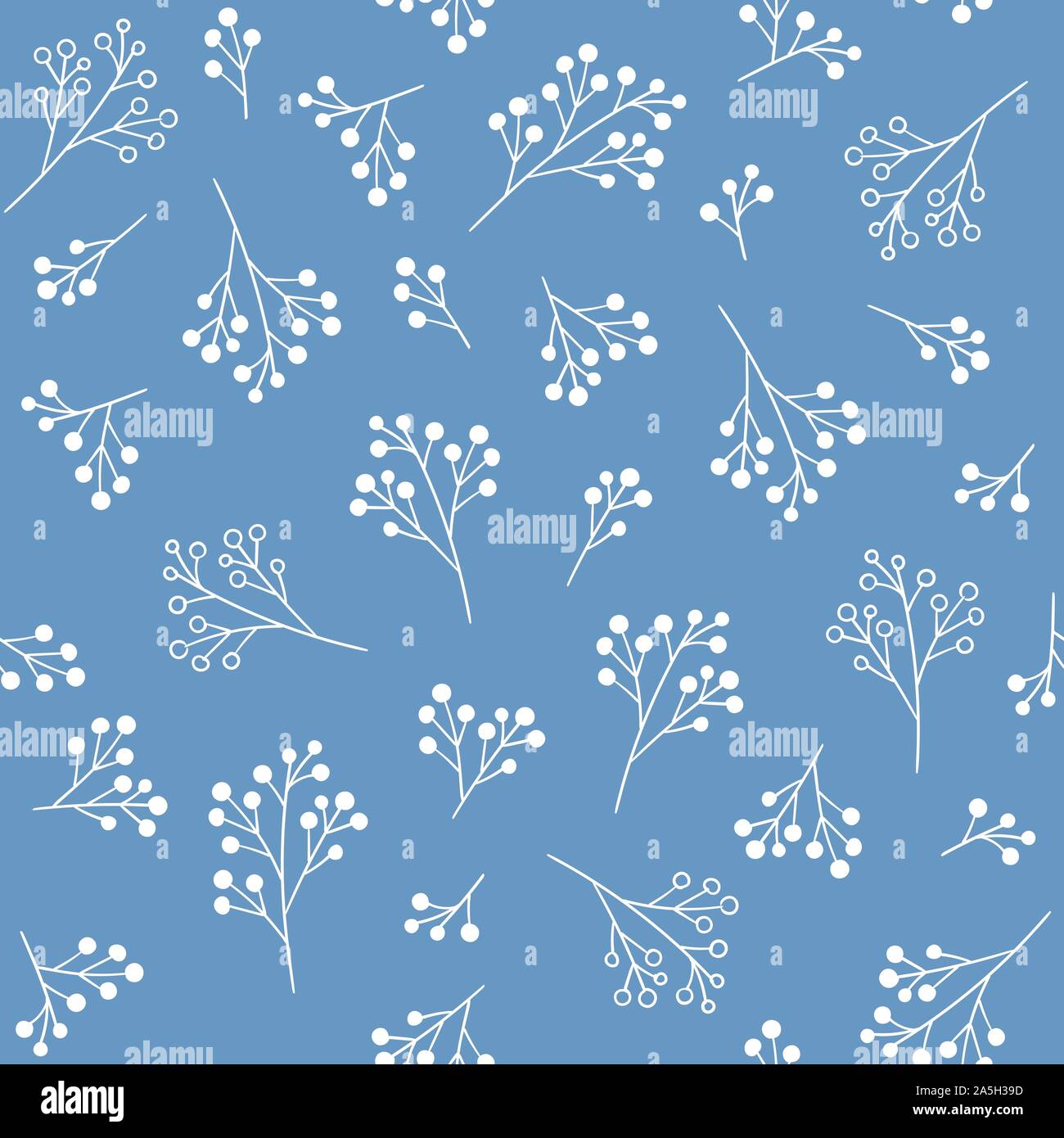 Floral seamless pattern. Fabric print design Stock Vector