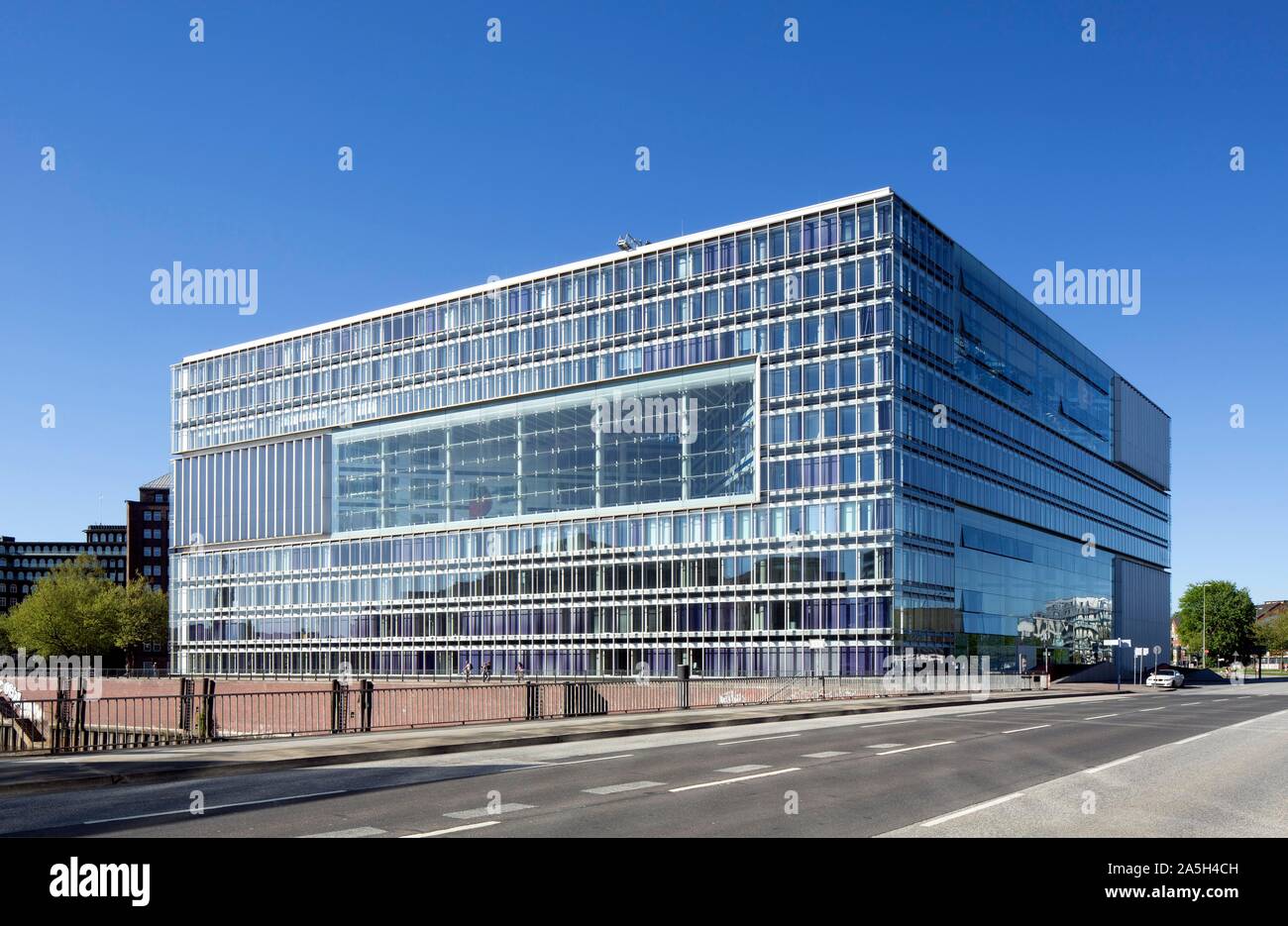 Office building Deichtorcenter, Hafencity, Hamburg, Germany Stock Photo