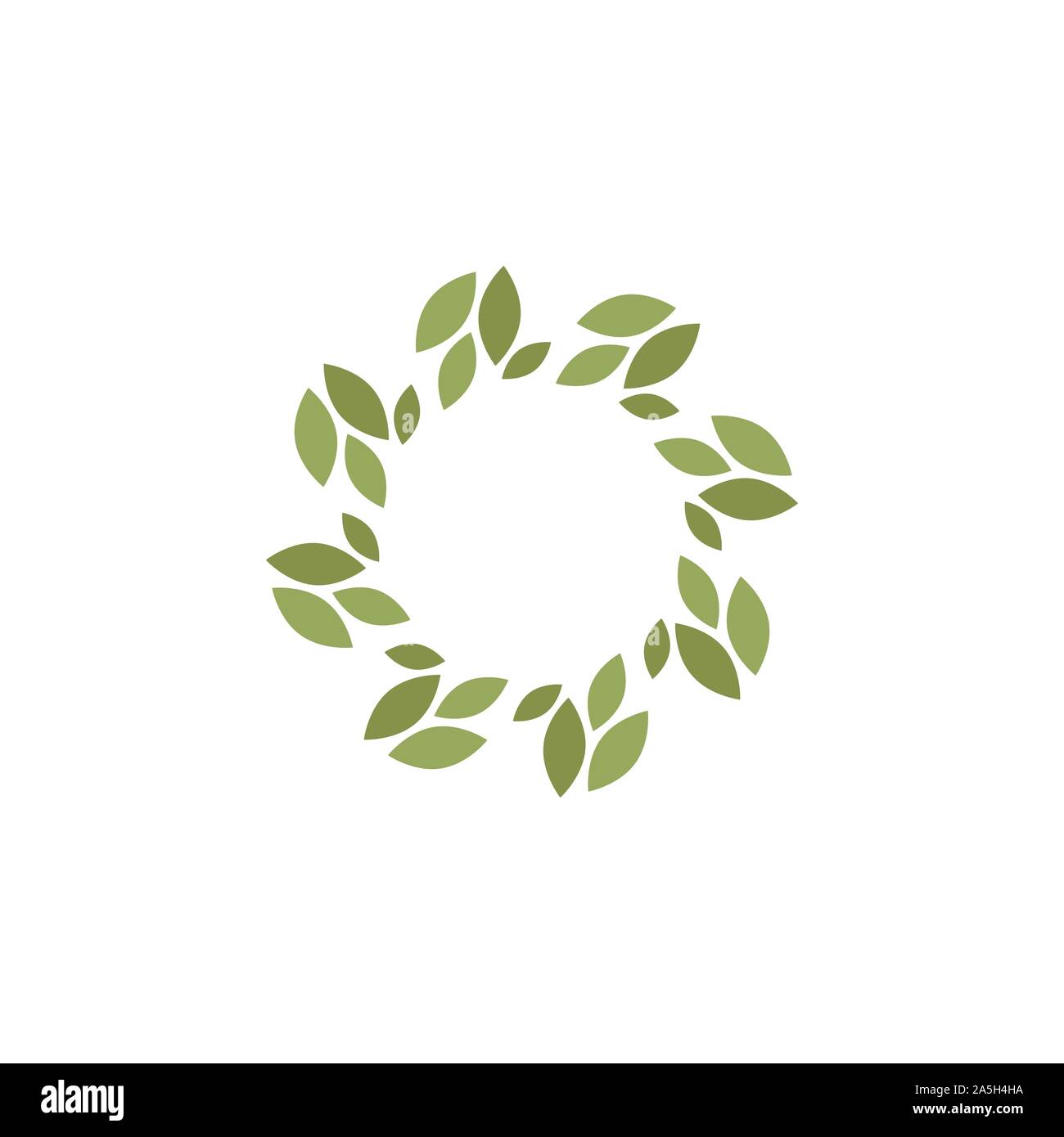 Natural leaf graphic design template vector isolated Stock Vector Image ...
