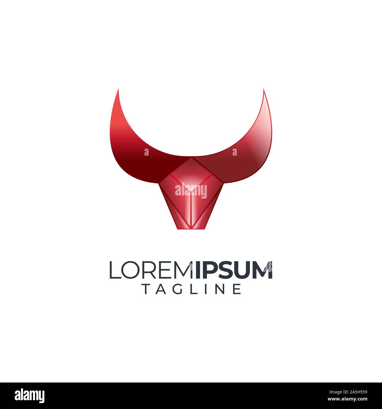 Taurus graphic design template vector isolated illustration Stock Vector