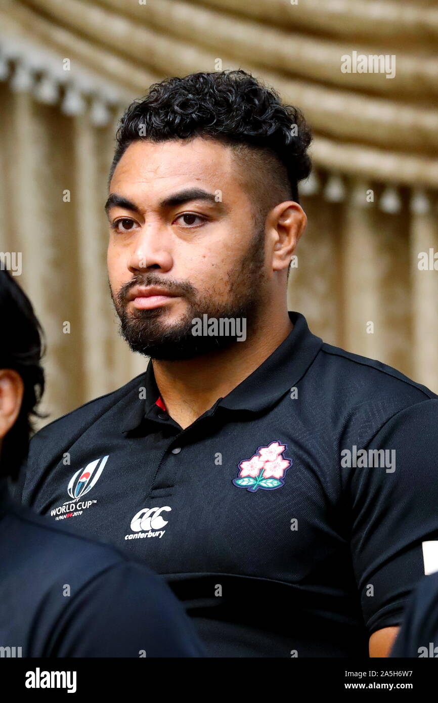Tokyo, Japan. 21st Oct, 2019. Uwe Helu (JPN) Rugby Japan's rugby