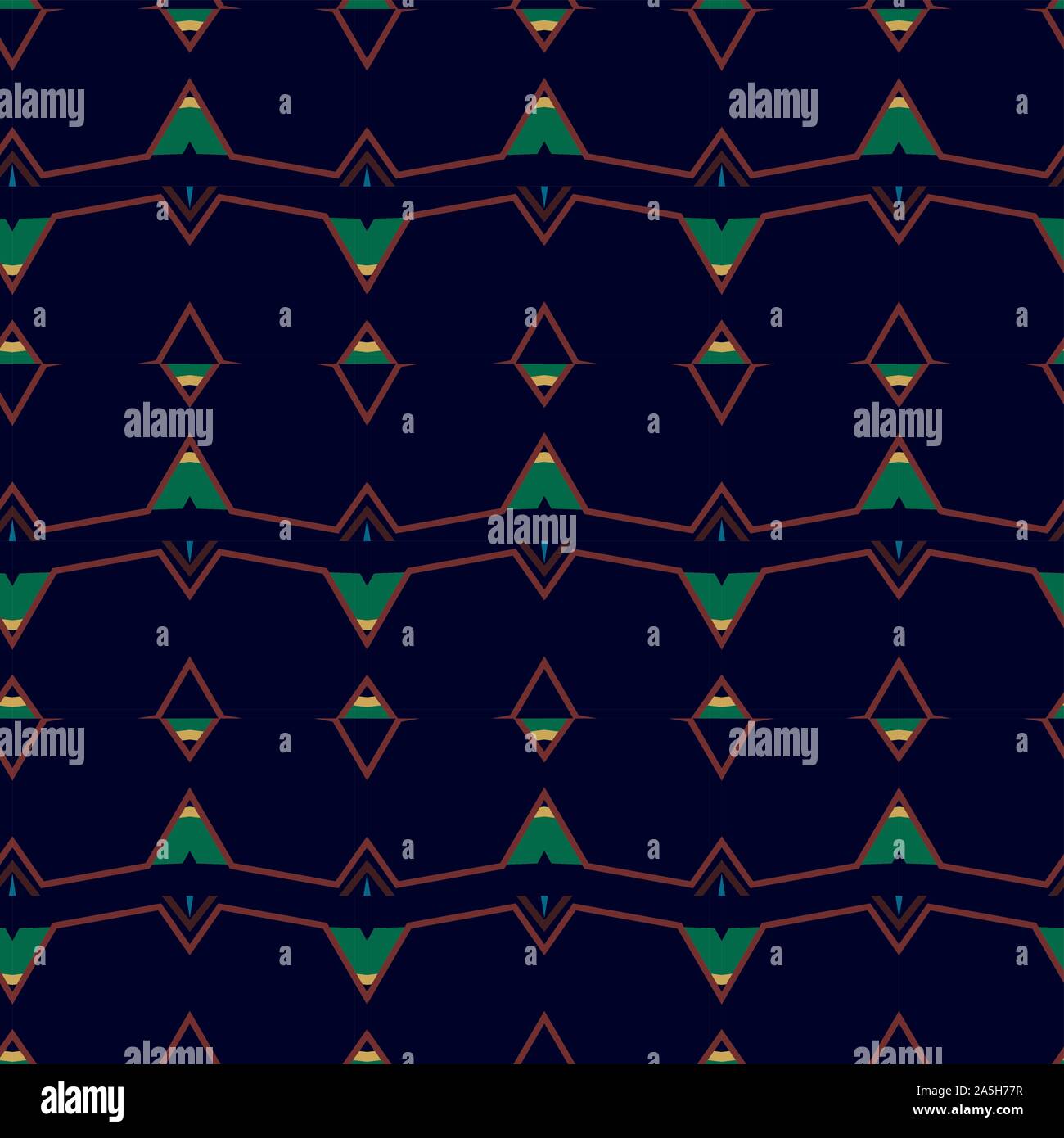 Seamless vector pattern in geometric ornamental style Stock Vector ...