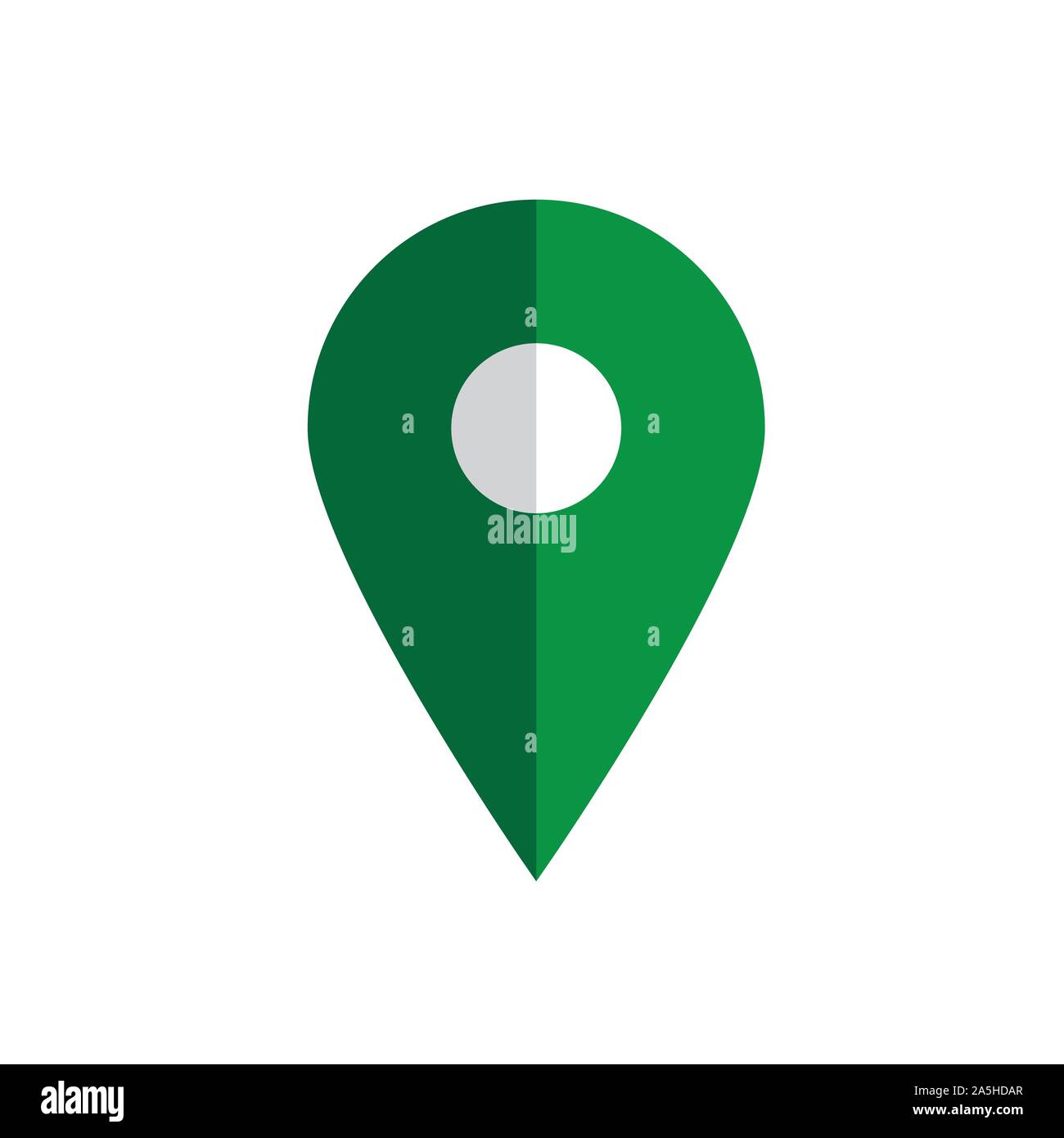 Location icon navigation icon green Stock Vector Images - Alamy