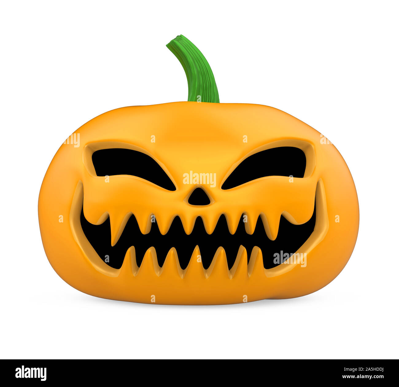 Jack O Lantern Halloween Pumpkin Isolated Stock Photo