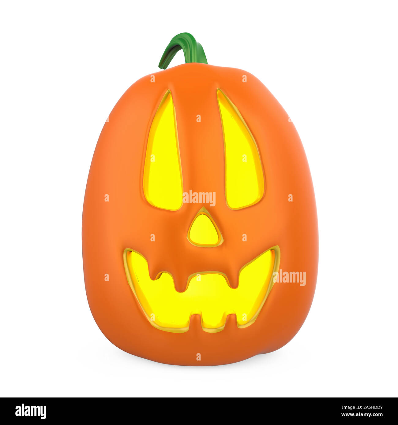 Jack O Lantern Halloween Pumpkin Isolated Stock Photo