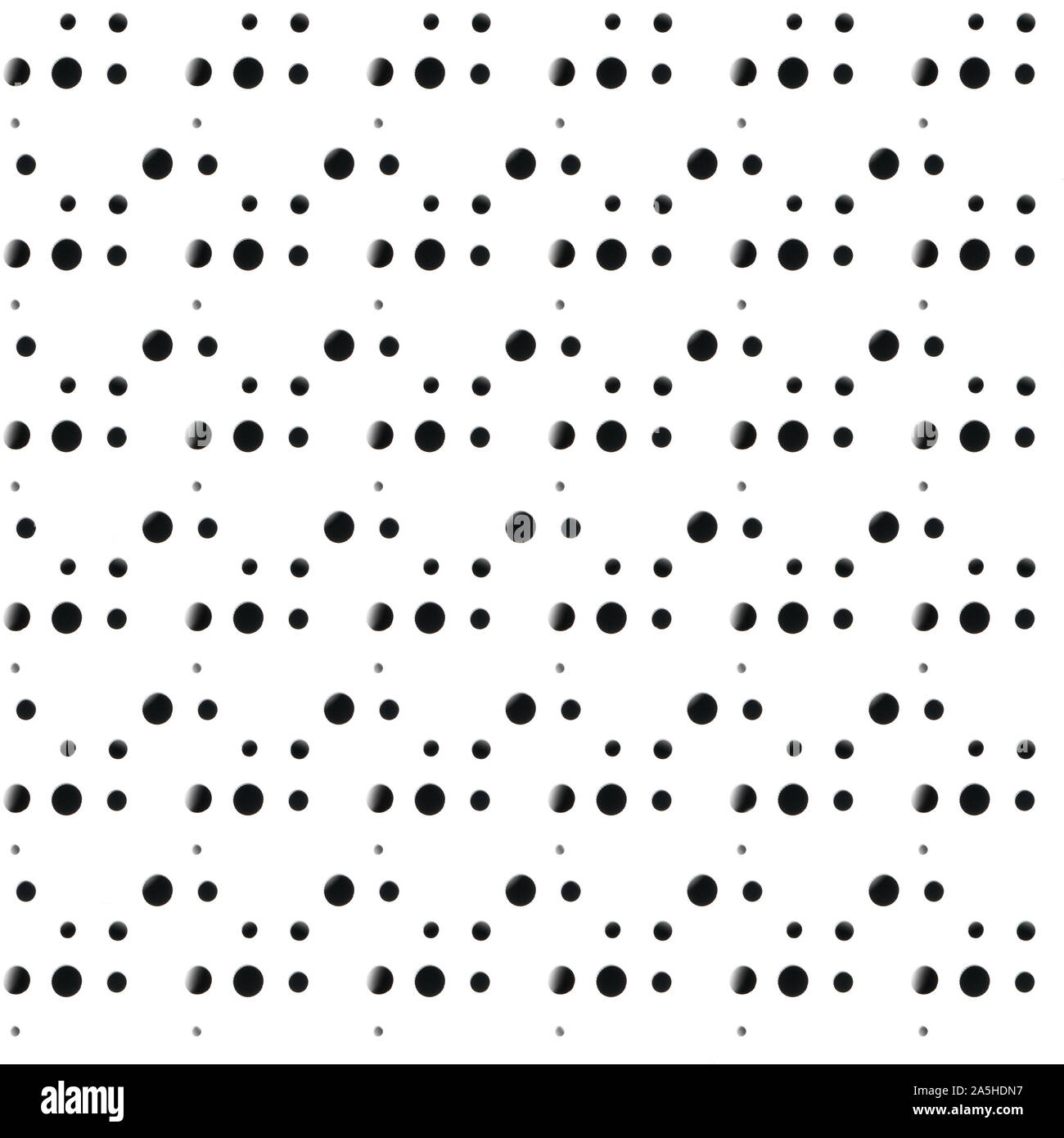 Random Hole Pattern Panel Black holes pattern Cut Out Stock Images & Pictures - Alamy