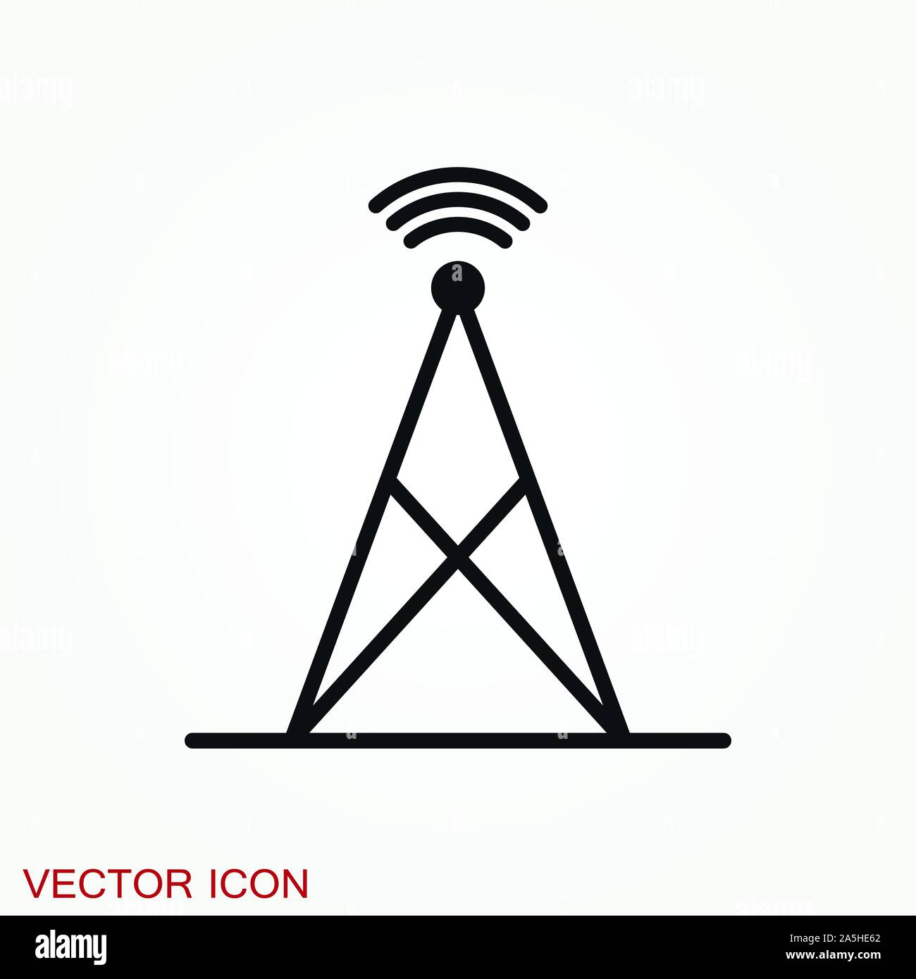 News social tower Stock Vector Images - Alamy
