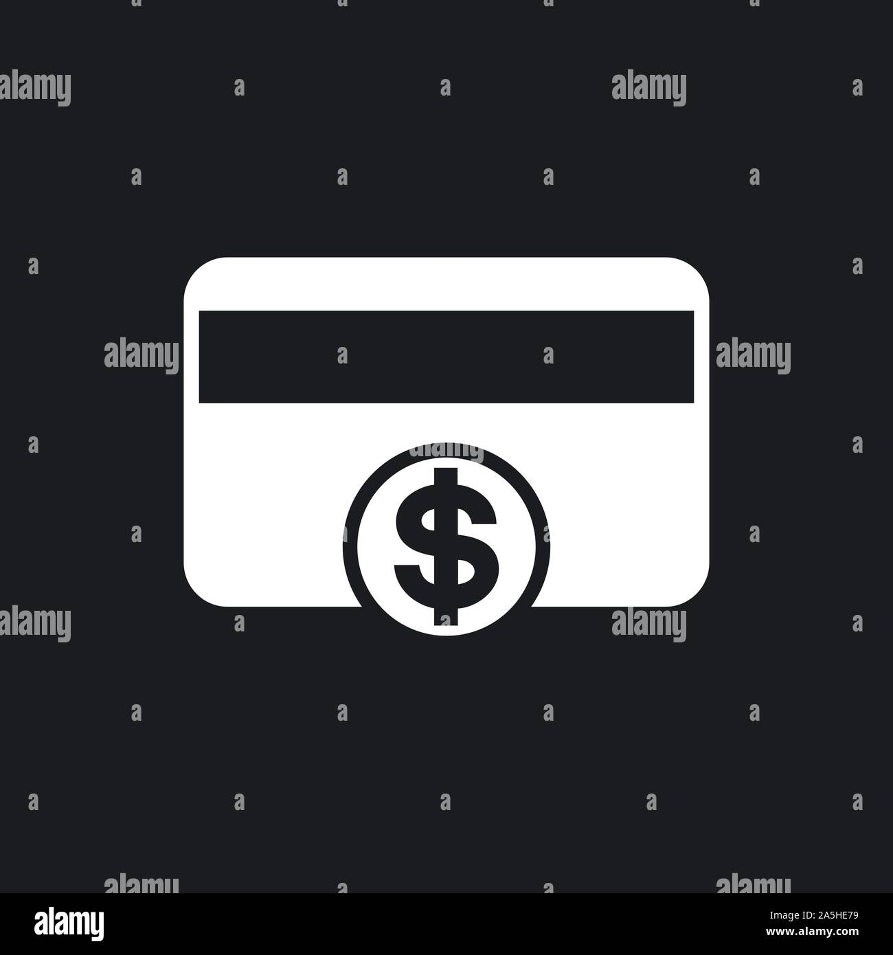 Credit Card icon vector, in trendy flat style Stock Vector Image & Art ...
