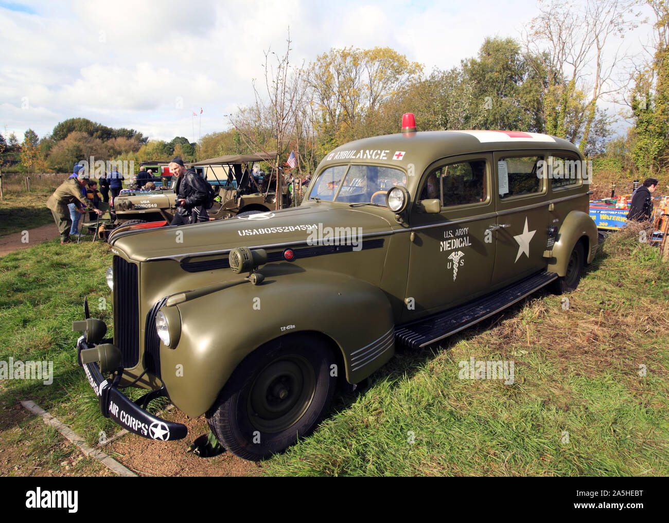 1941 Packard Henney military ambulance. Stock Photo