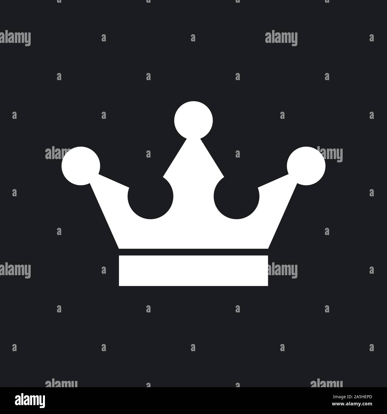 Crown Icon in trendy flat style isolated on background Stock Vector ...