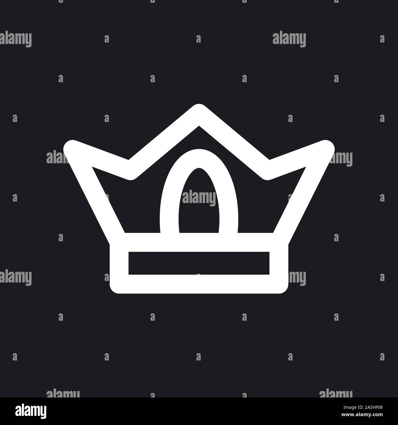 Crown Icon in trendy flat style isolated on background Stock Vector ...