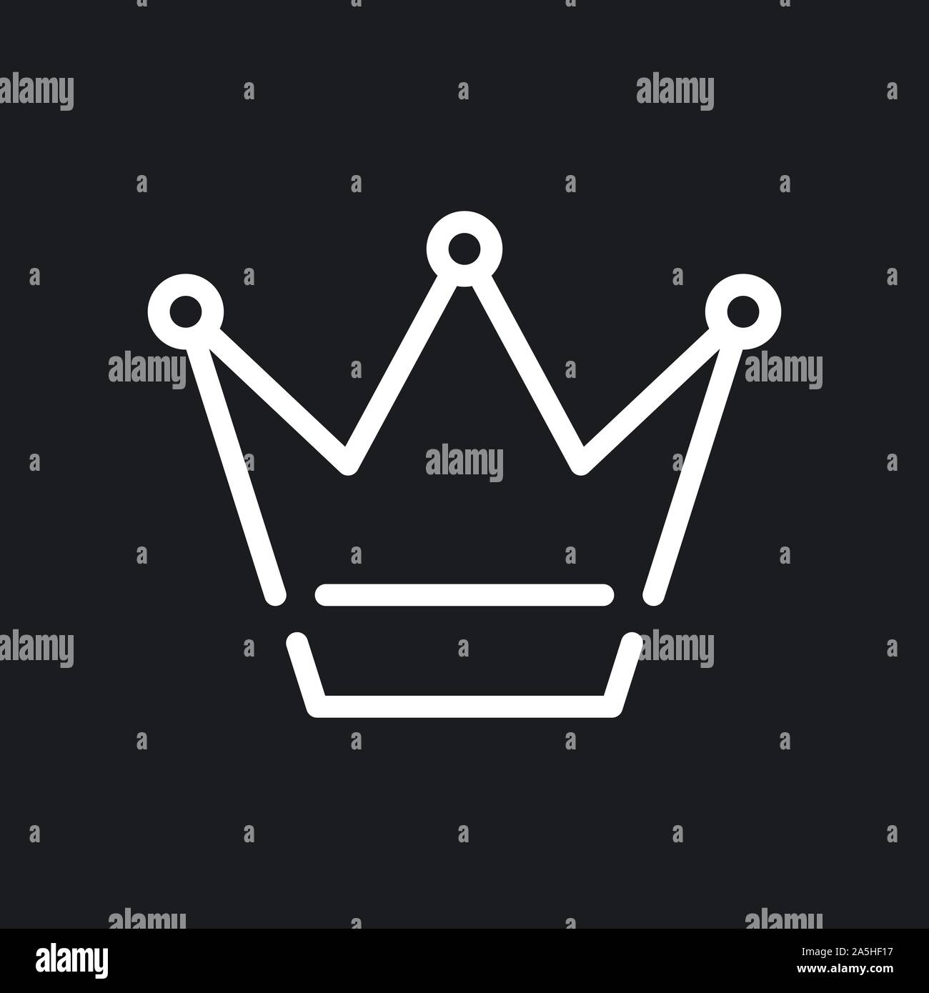Crown Icon in trendy flat style isolated on background Stock Vector ...