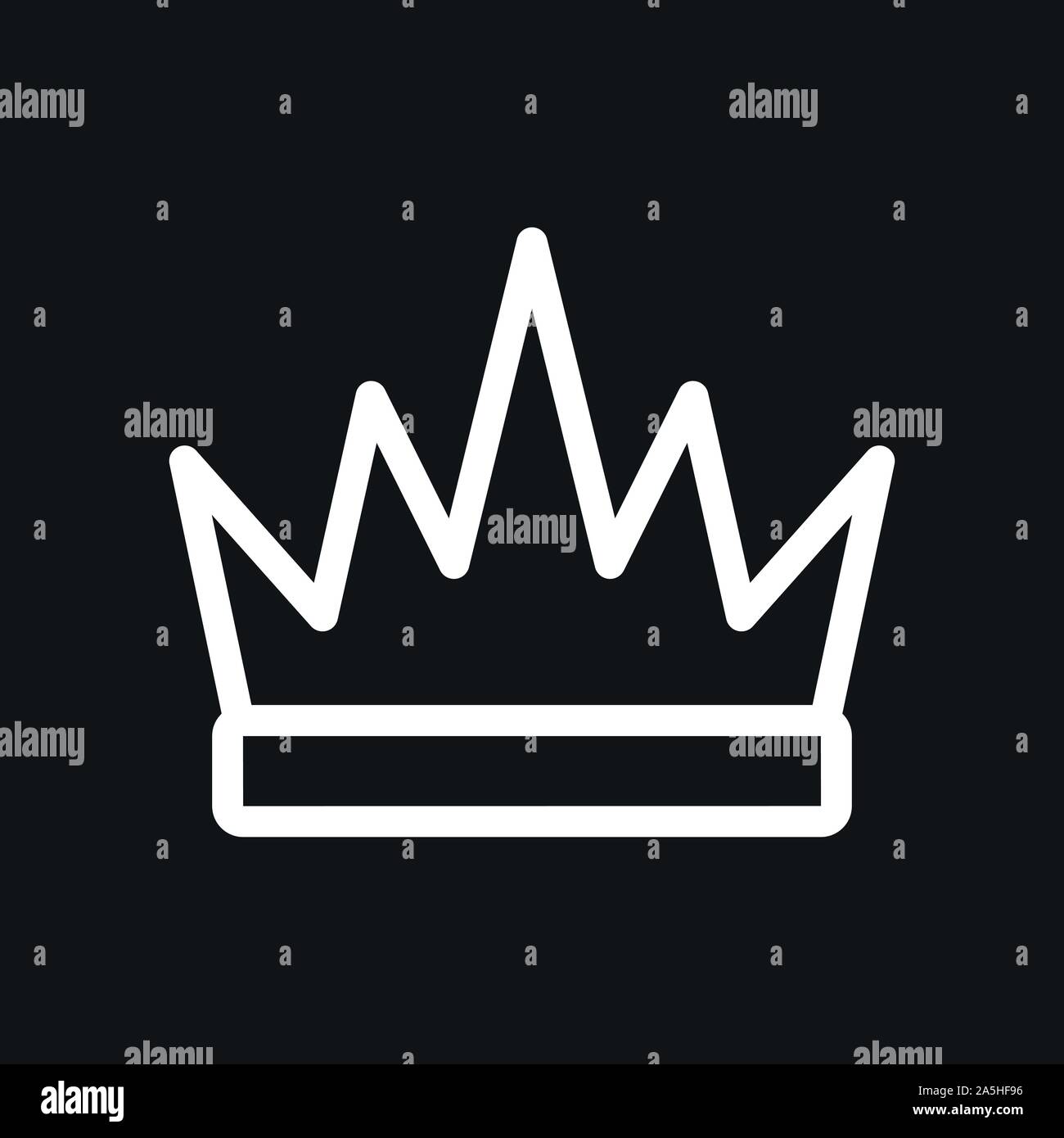 Crown Icon in trendy flat style isolated on background Stock Vector ...