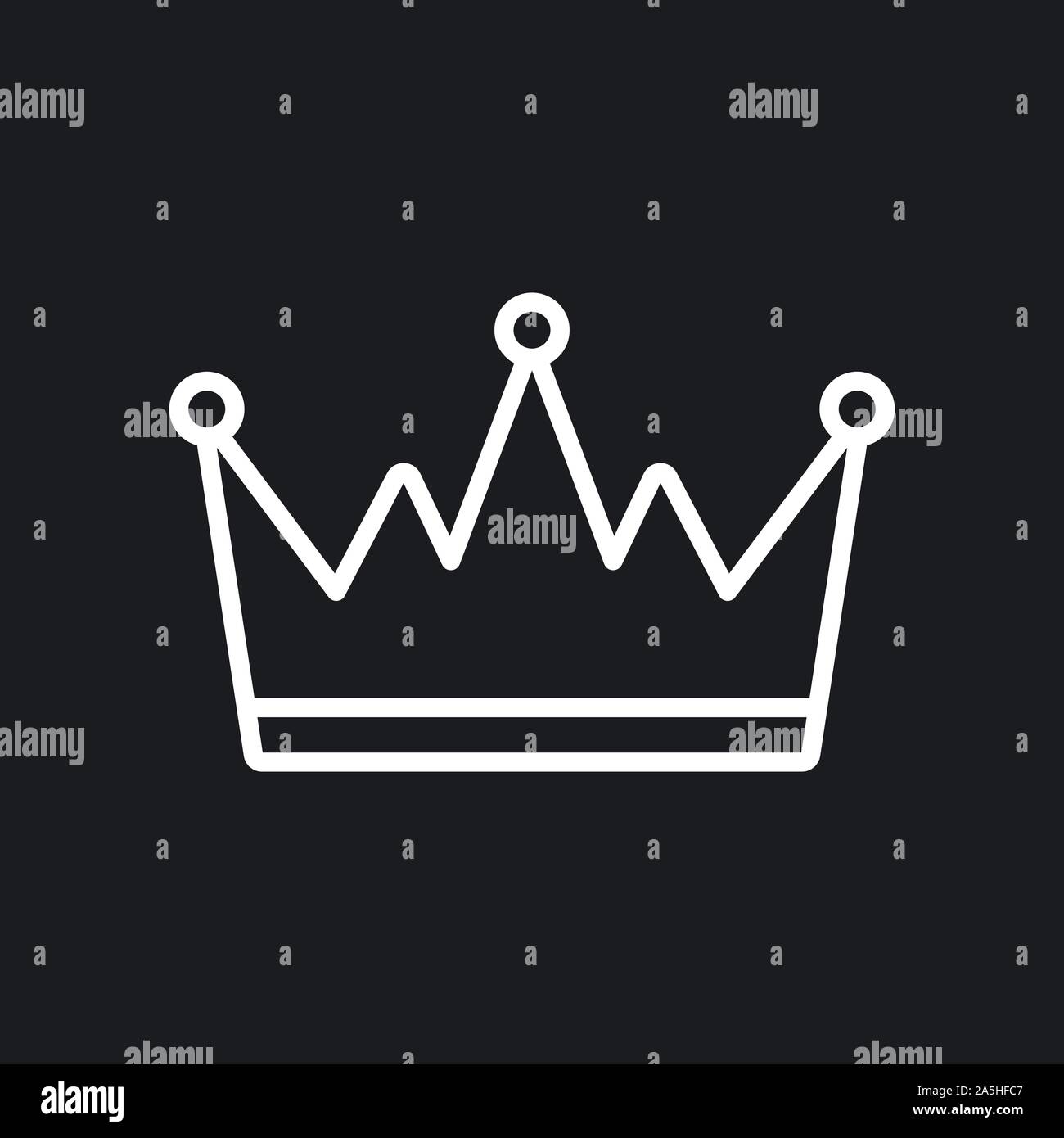 Crown Icon in trendy flat style isolated on background Stock Vector ...
