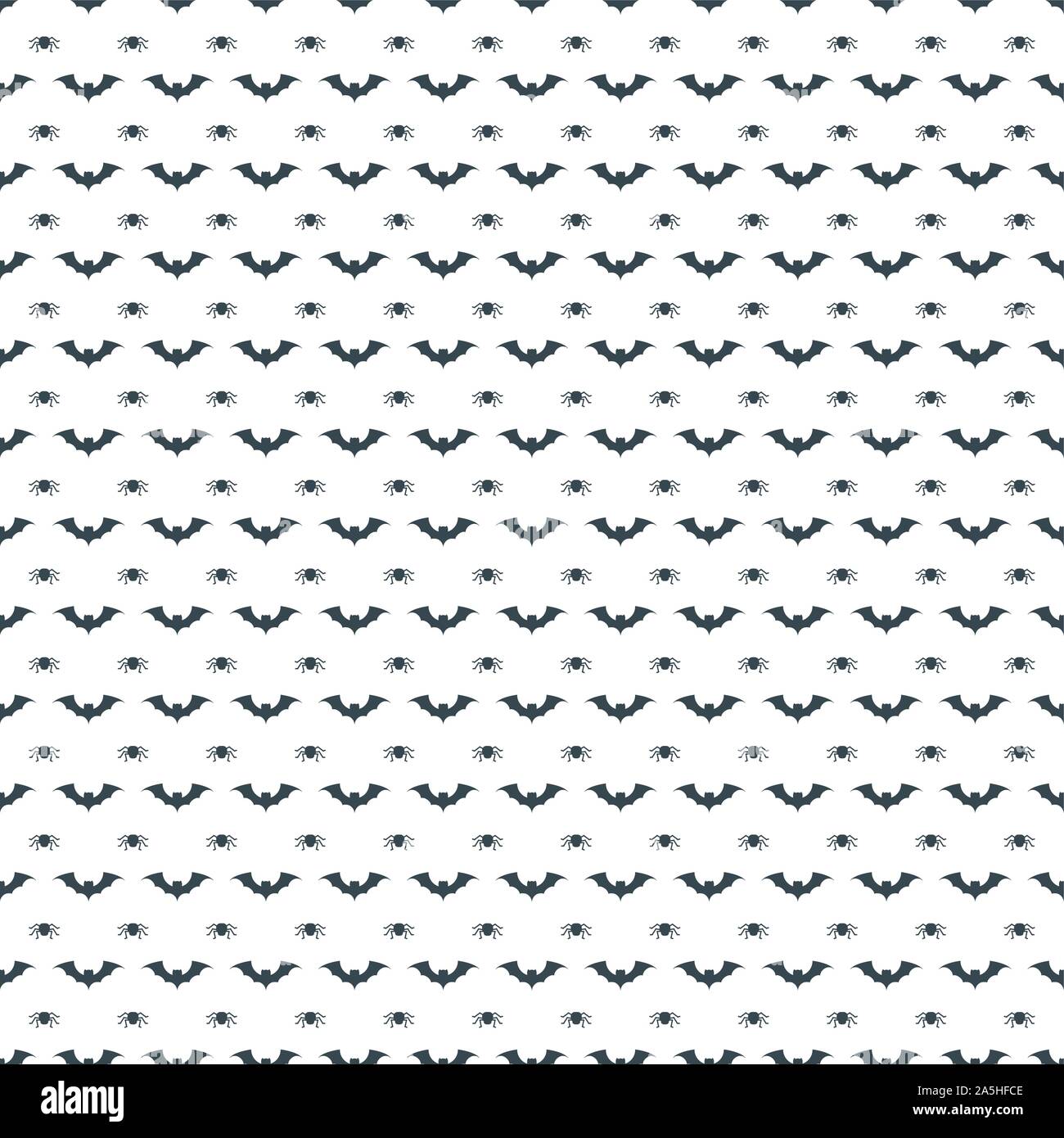 Flat cartoon Vector Halloween seamless pattern background Stock Vector ...