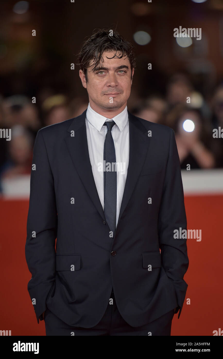 Italy, Rome, 20 October, 2019 : 14th Rome Film Festival 2019 Red carpet of the movie 'Il ladro di giorni'  Pictured: Riccardo Scamarcio    Photo Fabio Stock Photo