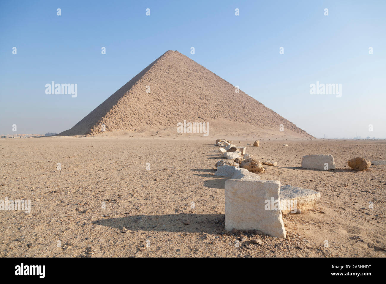 Egypt, Dashur, Sneferu's Red Pyramid Stock Photo - Alamy