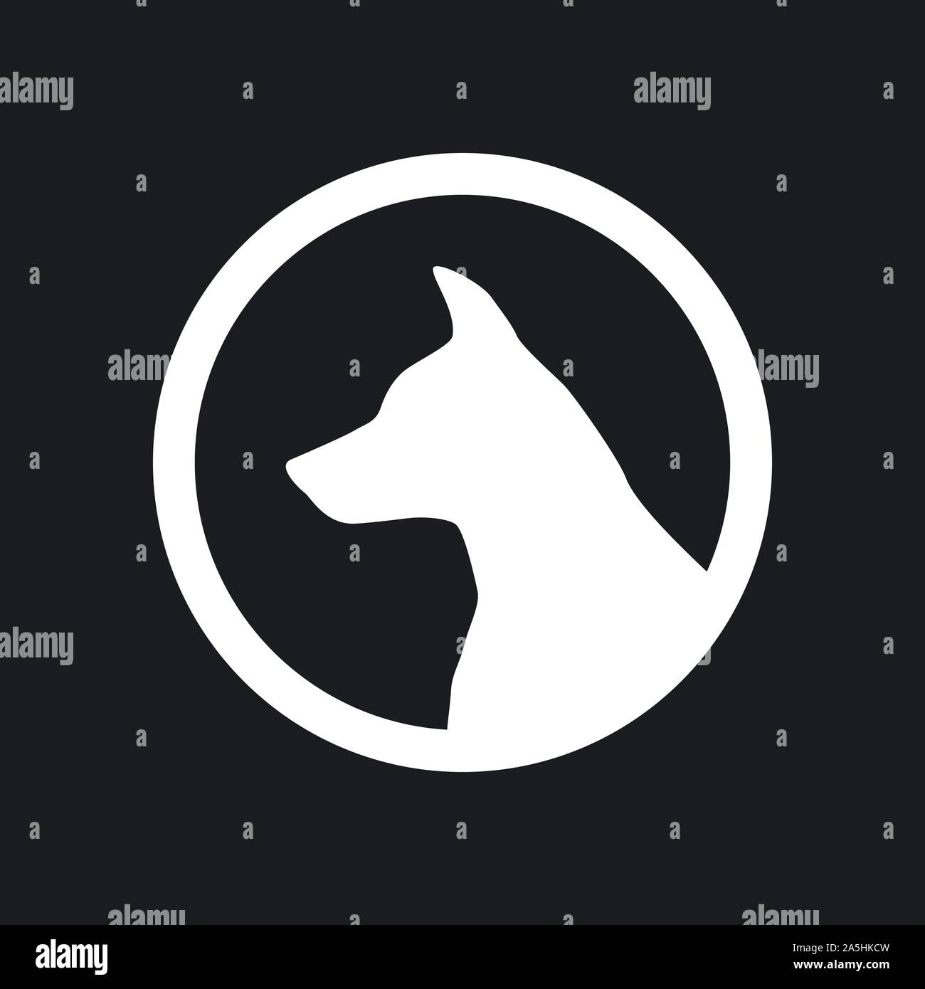 Dog icon. Vector element for your design Stock Vector Image & Art - Alamy