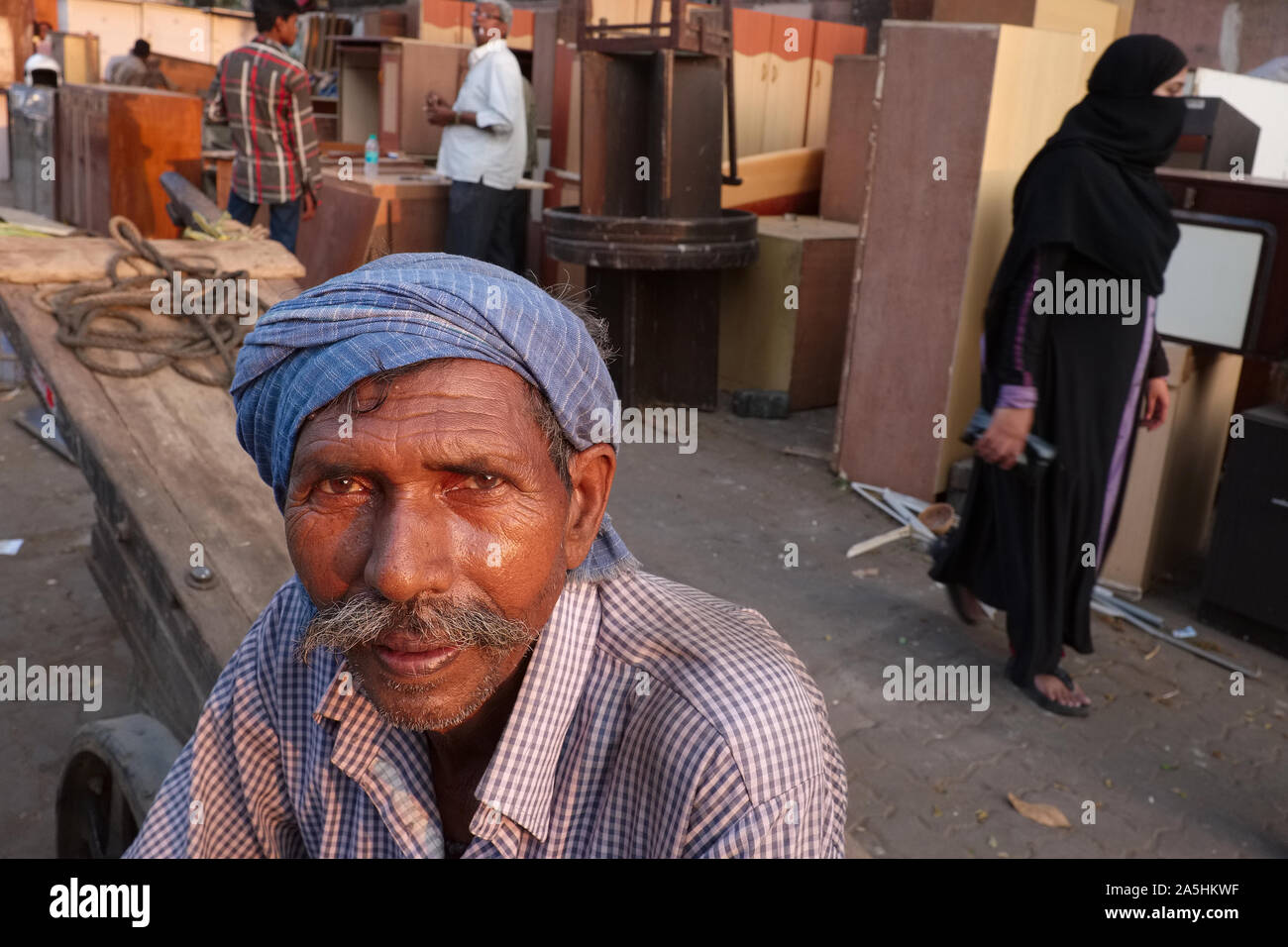 Mumbai furniture market hires stock photography and images Alamy