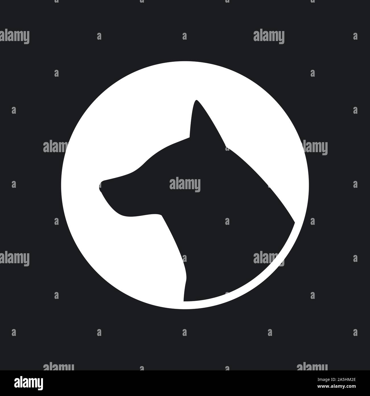 Dog icon. Vector element for your design Stock Vector Image & Art - Alamy