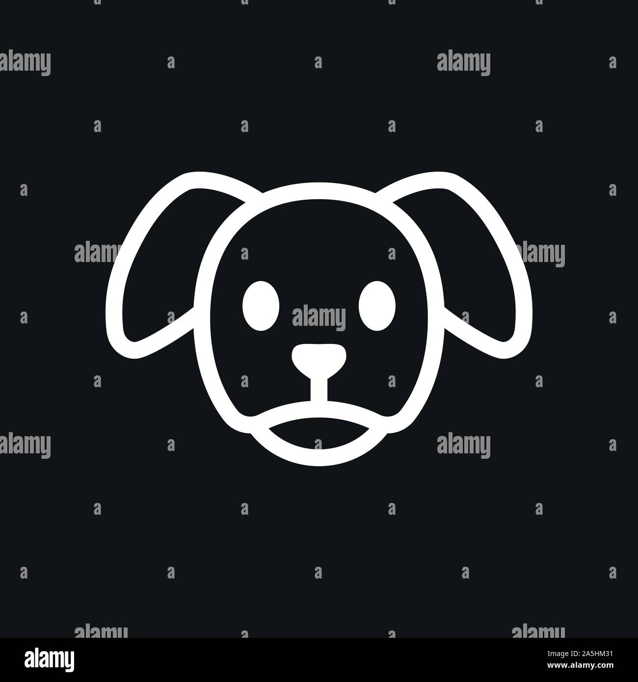 Dog icon. Vector element for your design Stock Vector Image & Art - Alamy