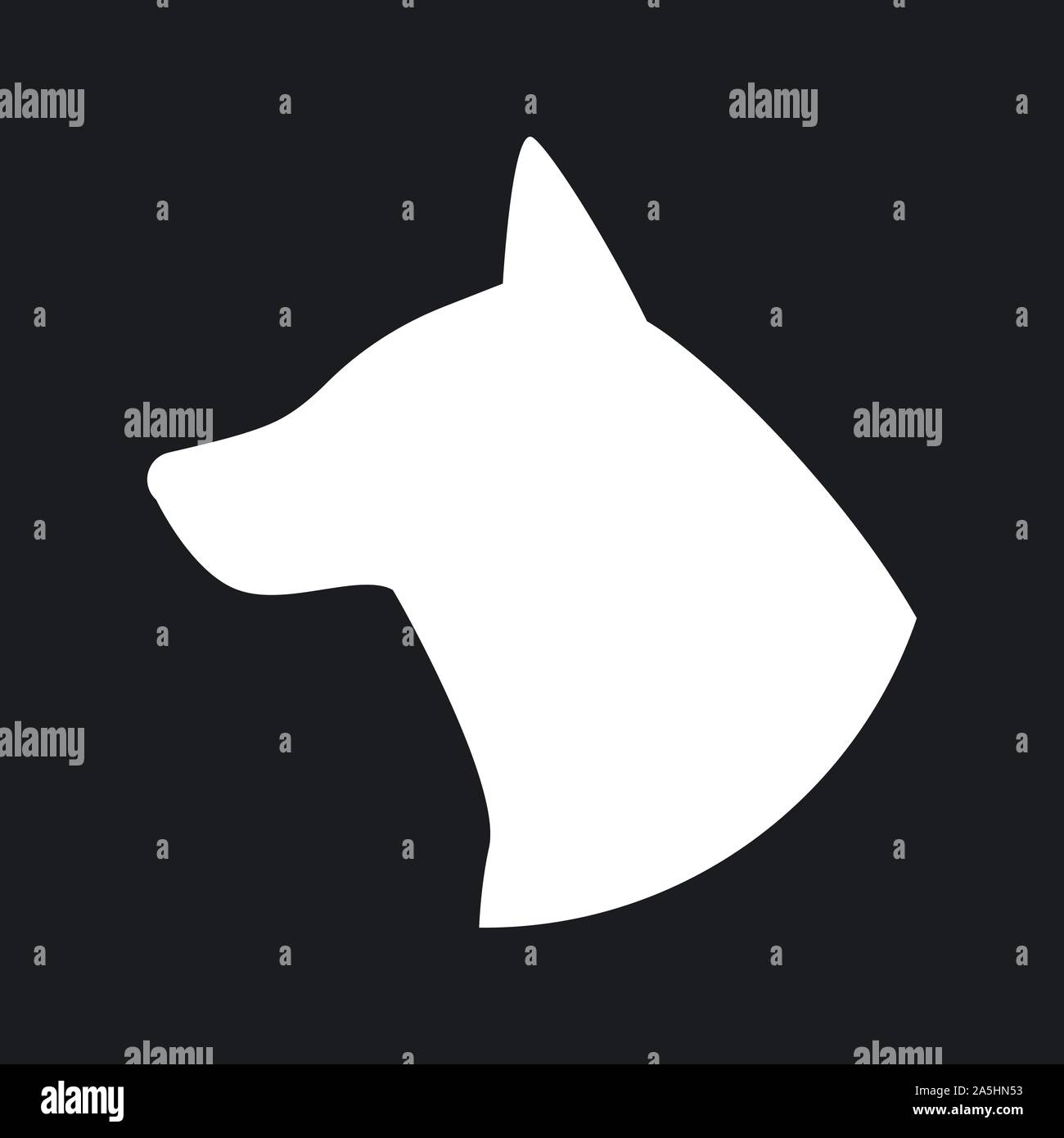 Dog icon. Vector element for your design Stock Vector Image & Art - Alamy