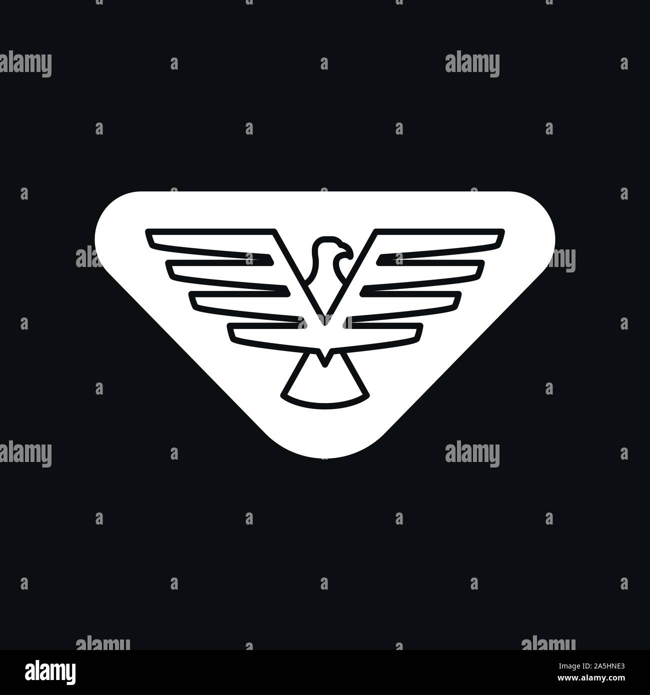 Eagle icon. Logo design vector template, flat icon Stock Vector Image ...