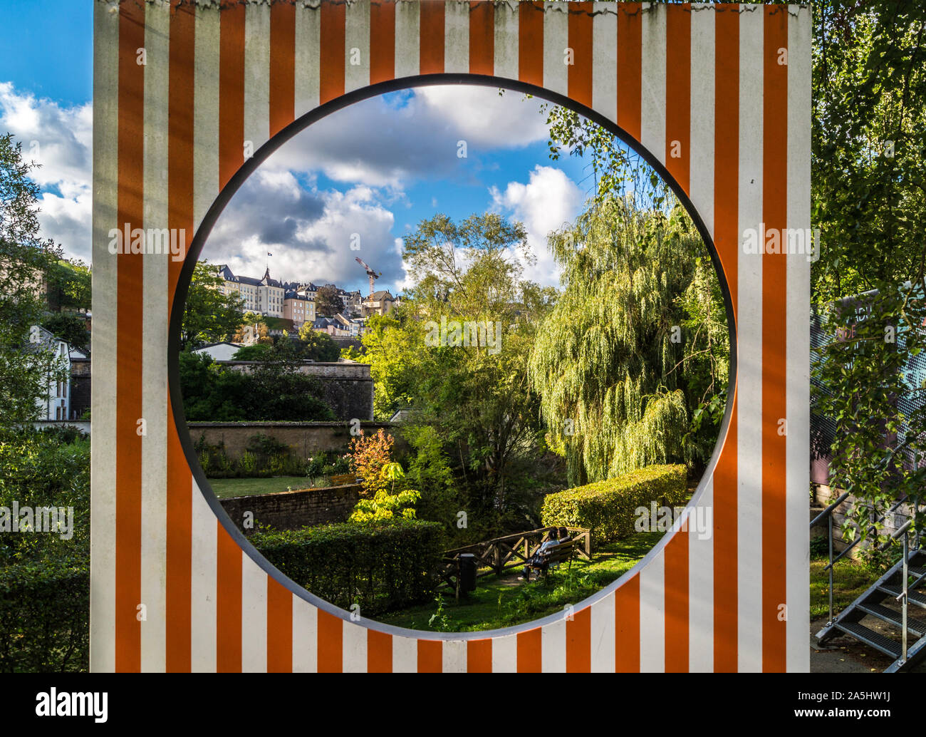 Luxembourg city, Grand Duchy of Luxembourg Stock Photo