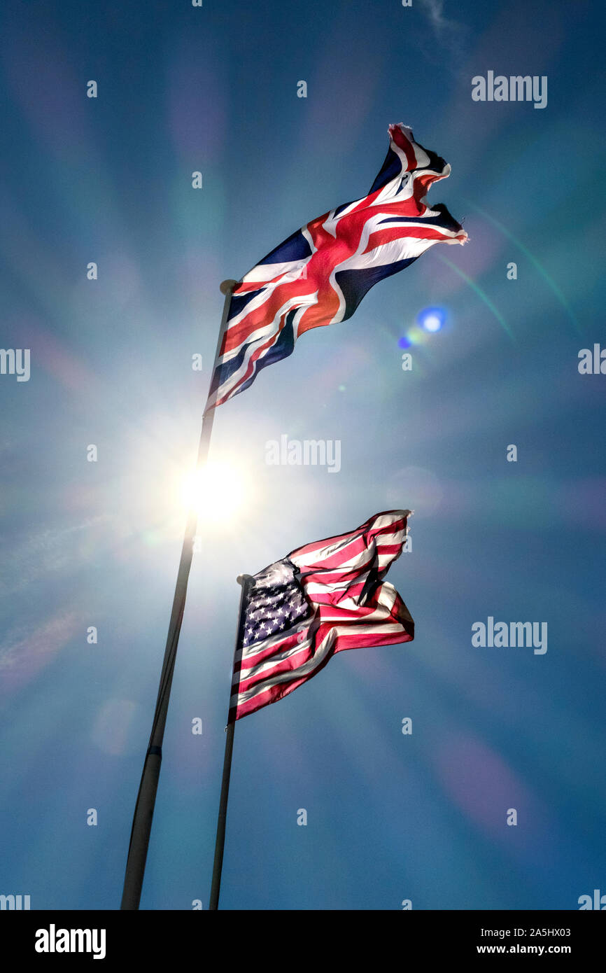 Stars and stripes flag union jack flag hi-res stock photography and ...