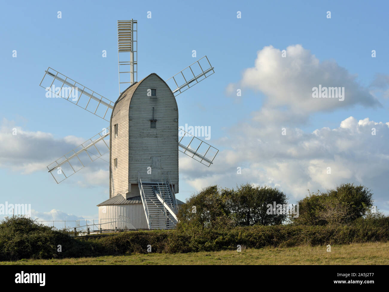Ashcombe Windmill near Kingston, Lewes Stock Photo